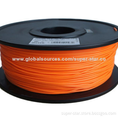 Attractive Quality 3D Printer PLA Filament w/21 Colors Optional, 1.75/3.00mm, Diameter Conformity